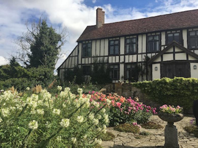 Alswick Hall and part of its exquisite gardens.