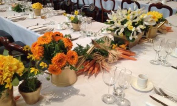 Florist table display