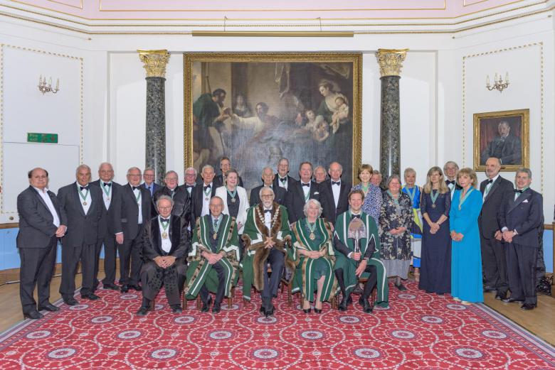 Master, Wardens, Assistants, Senior Past Masters, Past Masters and the Clerk 2022